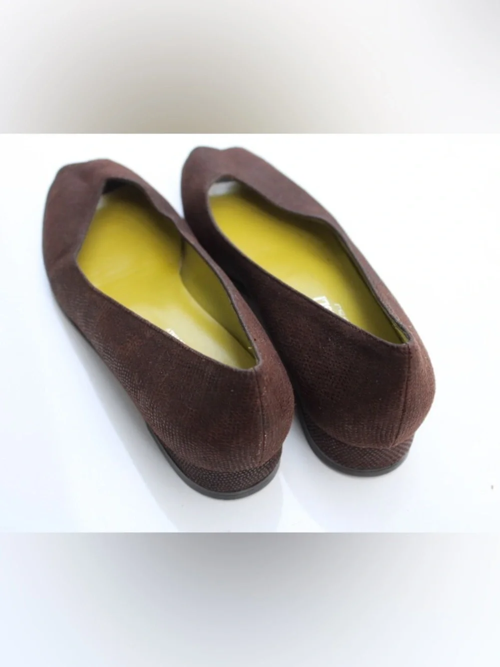 Bruno Magli peep toe flats Made
